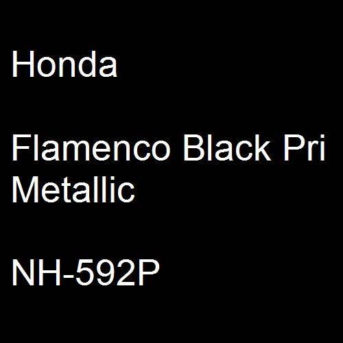 Honda, Flamenco Black Pri Metallic, NH-592P.